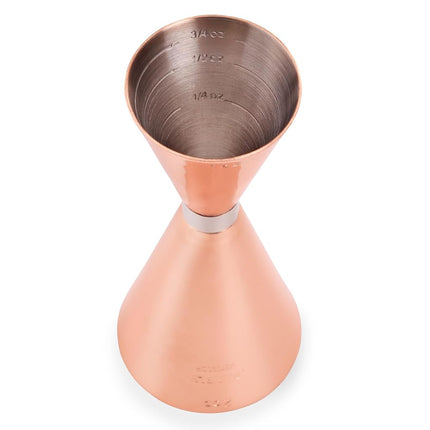 Barfly Drink Jigger, 1 oz x 2 oz Slim Style, Copper