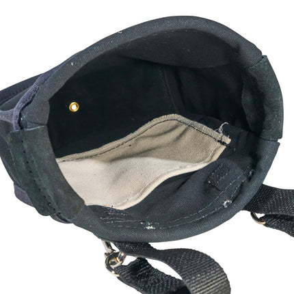 Klein Tools 51A Bolsa para herramientas, bolsa utilitaria para transportar tuercas y tornillos, con bolsillo interior, lona n.° 10, 9 x 3.5 x 10 pulgadas