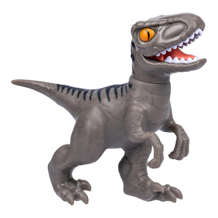 Heroes of Goo Jit Zu Jurassic World Rebirth Dino Rampage Velociraptor, Super Squishy And Stretchy, With Rampage Action Chomping Jaws