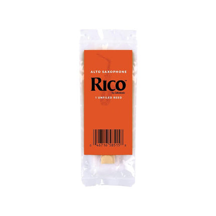 Cañas para saxofón alto D'Addario Rico, fuerza 1.5, paquete de 50 selladas