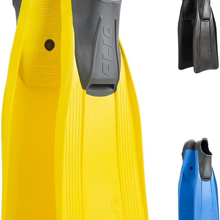 Cressi Clio Snorkeling and Diving Fins -Yellow, 39/40 - 5/6