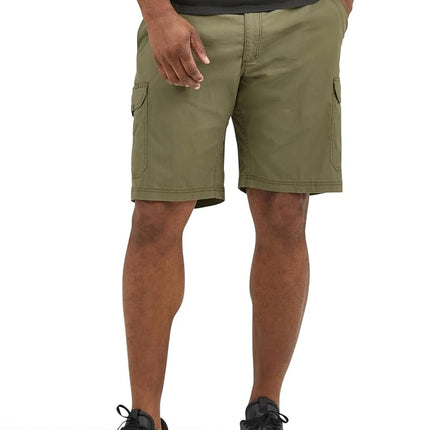 Lee Men's Big & Tall Extreme Motion Crossroad Cargo Short, Olive Night, 54 Big