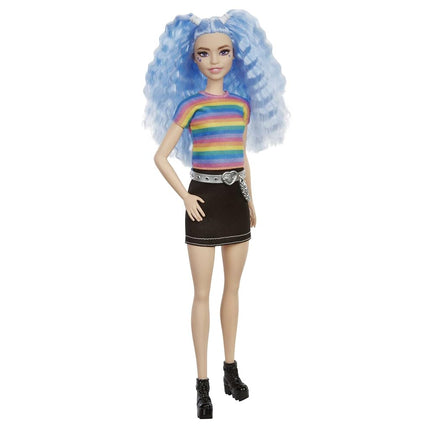 Barbie Fashionistas Doll #170 with Long Blue Crimp
