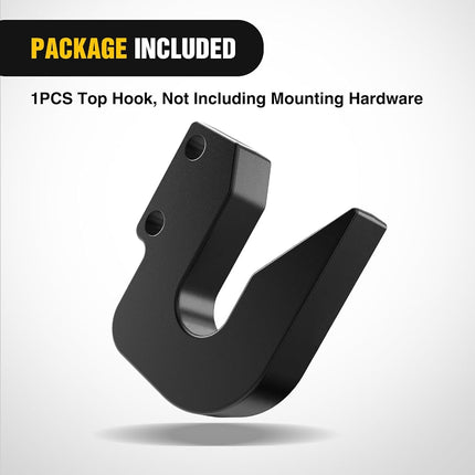 Nilight Quick Hitch Top Hook for Cat 1 Fit for Harbor Freight Tow Hook Up 3 Point Quick Attach Category Black Powder Coated Replaces HW14-11-37 and HF141137