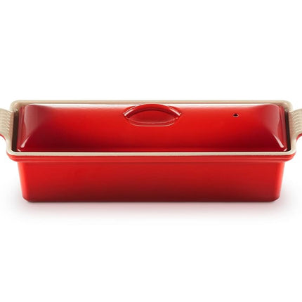 Le Creuset Enameled Cast-Iron 4-by-12-2/3-Inch Pate Terrine (Red)