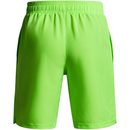 Under Armour Boys UA Tech Woven Wordmark Shorts Hyper Green 9-10 Years