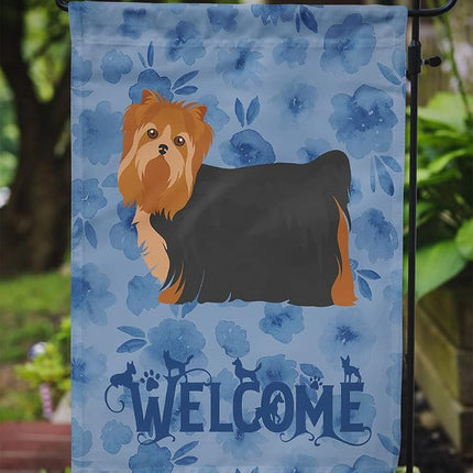 Caroline's Treasures CK6057GF Yorkshire Terrier #2 Welcome Flag Garden Size, Small, Multicolor