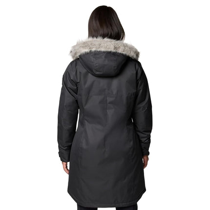 Columbia Women's Suttle Mountain Long Insulated Jacket, Noir, Grande