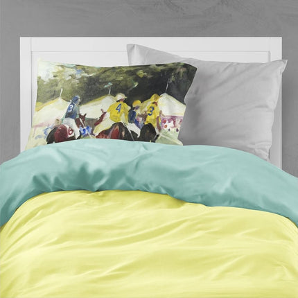 Caroline's Treasures JMK1007PILLOWCASE Polo at The Point Fabric Standard Pillowcase, Lightweight Super Soft Easy Care Decorative Artwork Pillowcase, Standard,