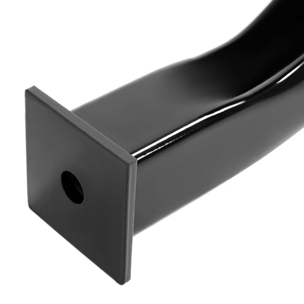 ALMULOO Soporte universal ajustable de guardabarros de repuesto para 1406-6A par de soportes de montaje de medios guardabarros de acero con recubrimiento en polvo pintado de negro