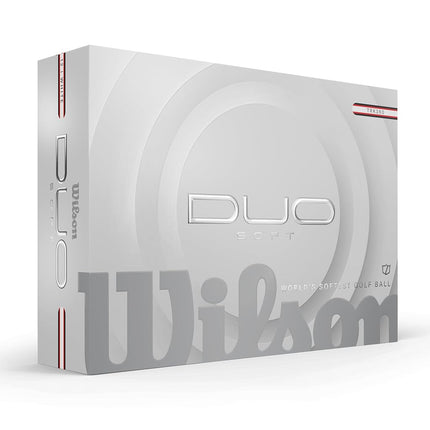 WILSON 2025 DUO SOFT TRK360 GOLF BALLS - WHITE - 1 Dozen