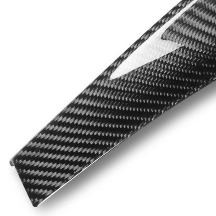 DNA MOTORING 2-SPC-6312-CF Black Carbon Fiber V-Style Rear Trunk Lid Spoiler Compatible with 2017-2021 Audi A5 Quattro S5 Coupe Models