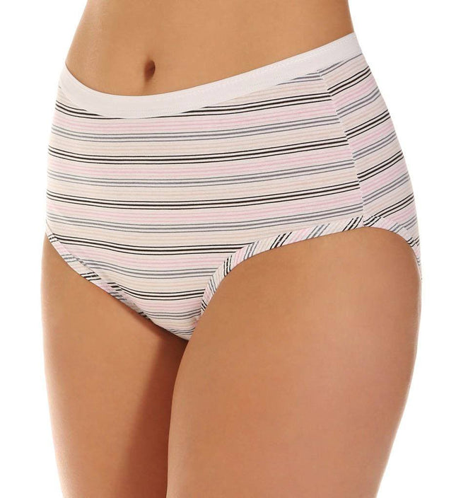 Fruit of the Loom Women's 3DBRIAS Cotton Brief Panties - 3 Pack, Assorted, 6,7,8,9,10, 3 Pack - Assorted Colors, 6