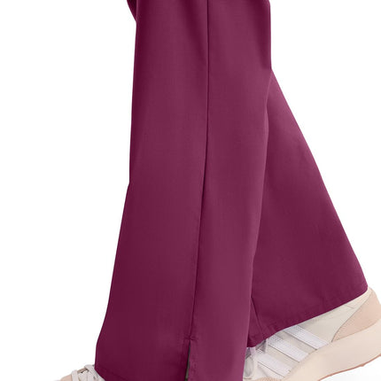 Dickies EDS Signature uniformes médicos para mujer, pantalón cargo con cordón para mujer en popelín cepillado suave 86206, vino, XXXL