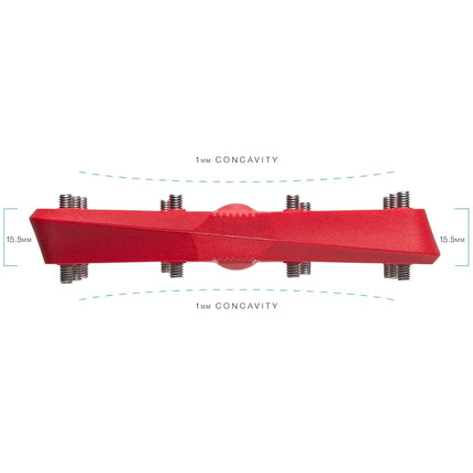 Crankbrothers Stamp 1 Version 2 MTB Pedal, Large Red