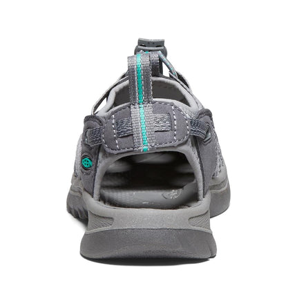 KEEN Women's Whisper Sandal, Medium Grey/Peacock Green, 5.5 UK