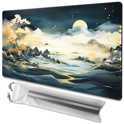MTG Playmat Size 24x14in Free Storage Bags Non-Sli