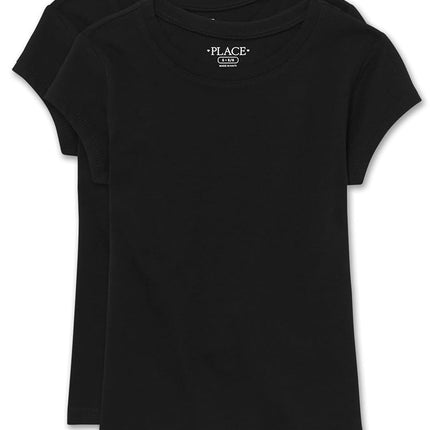 Camiseta básica de manga corta para niña de The Children's Place