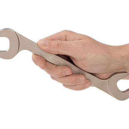 TEKTON 15/16 Inch Angle Head Open End Wrench | WAE83224 | Made in USA