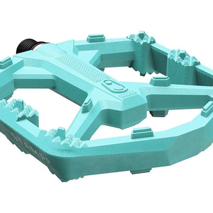 Crankbrothers Stamp 0 MTB Pedals, Turquoise, Size Large