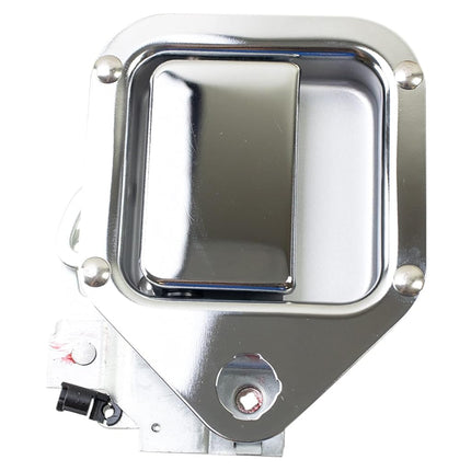TRQ Front Metal Exterior Door Handle Chrome LH Dri