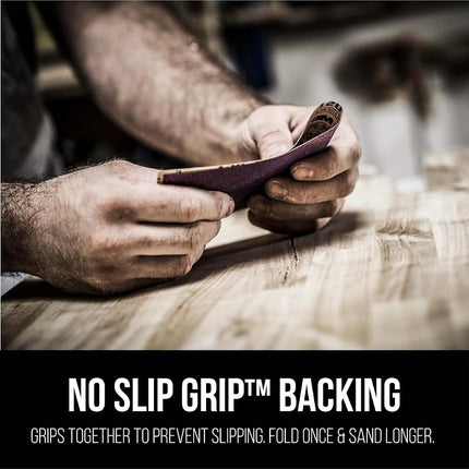 3M Pro Grade Precision Sanding Sheets with No-Slip Grip, 3-2/3 x 9 in, 220 Grit, 6-Pack (SHTR220-PGP-6T)