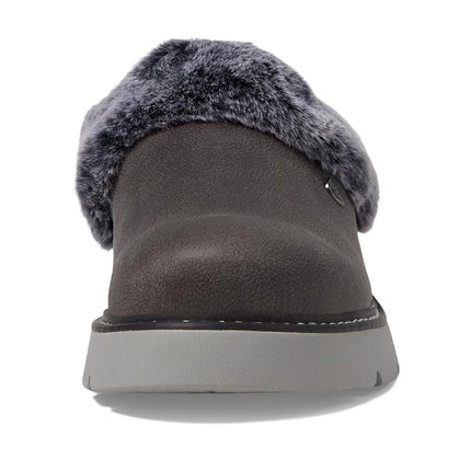 Skechers Keepsakes Women's Lite-Cozy Blend Slippers, Dark Grey, 9.5