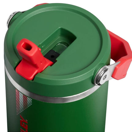 STANLEY IceFlow 2.0 Flip Straw Tumbler, 30 oz, Team Dark Green Red