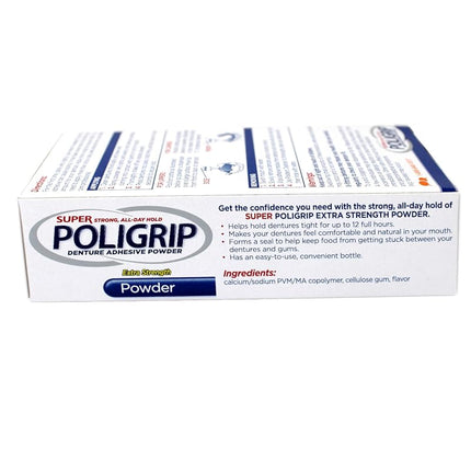 Super Poli-Grip 07801 Denture Powder (Pack of 6)