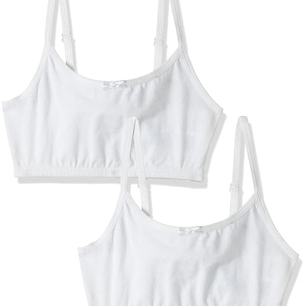 The Children's Place Girls Basic Bra, White Single, 10-12