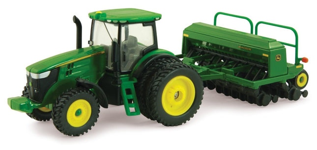 ERTL John Deere 7215R Tractor with 1590 Grain Dril