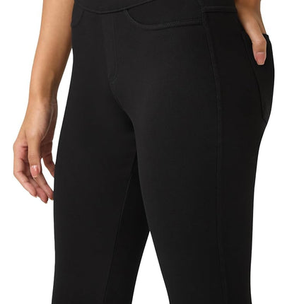 No Nonsense Women’s Classic Denim Leggings, Jeggings for Women with Real Back Pockets, High Waisted Stretch Jeans, Black, XL