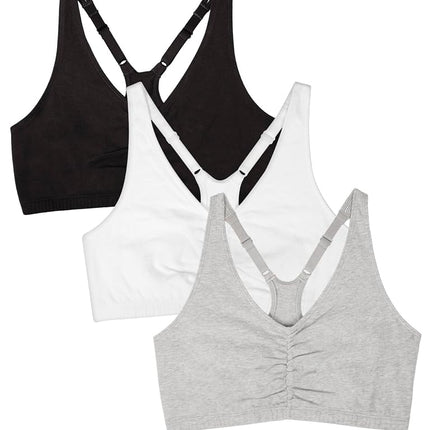 Fruit of the Loom Women'sShirred Front Sportsbra, 