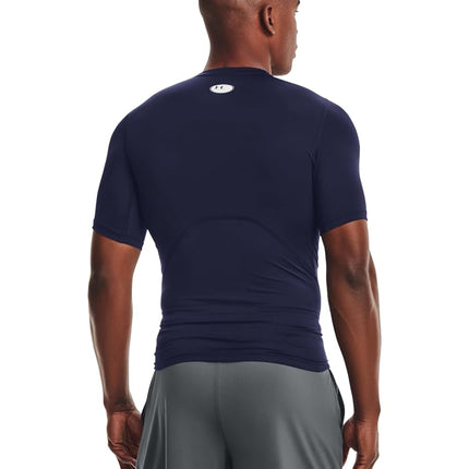 Under Armour Mens UA HG Armour Comp SS, short-sleeved sports t-shirt for men, comfortable and lightweight gym clothes for workouts