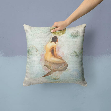 Cojín decorativo de tela de sirenas y tritones