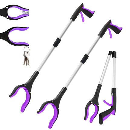 NOEAIKE 2-Pack 32" Grabber Reacher Tool, Foldable 