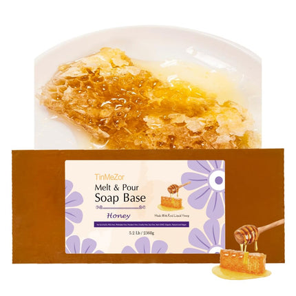 Honey Raw Soap Base Organic,Glycerin Bars to Make 