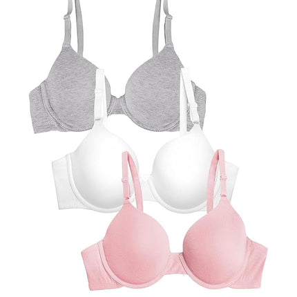 Fruit of the Loom Women's T-Shirt Bra, Opaque, Blu