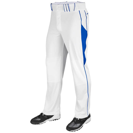 CHAMPRO Pantalón de Béisbol Triple Crown para Joven Niño Blanco, Royal