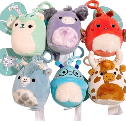 Squishmallows Kellytoy 3.5" Assorted Squad Clip On