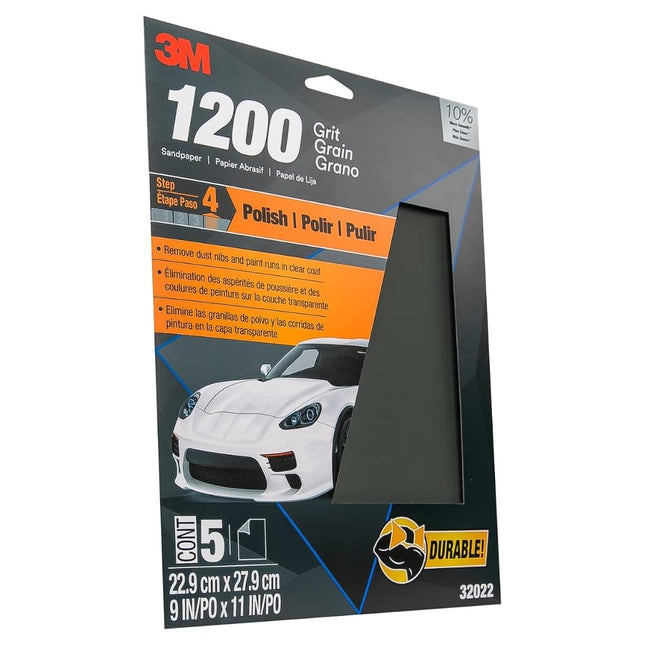 3M 32022 Imperial Wetordry 9" x 11" 1200 Grit Sheet