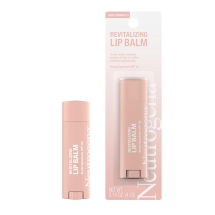 Neutrogena Revitalizing Lip Balm SPF 20, Sheer Shimmer [10], 0.15 oz