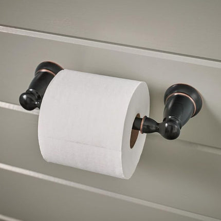 Moen Y2608BRB Banbury Pivoting Paper Holder, Mediterranean Bronze by Moen