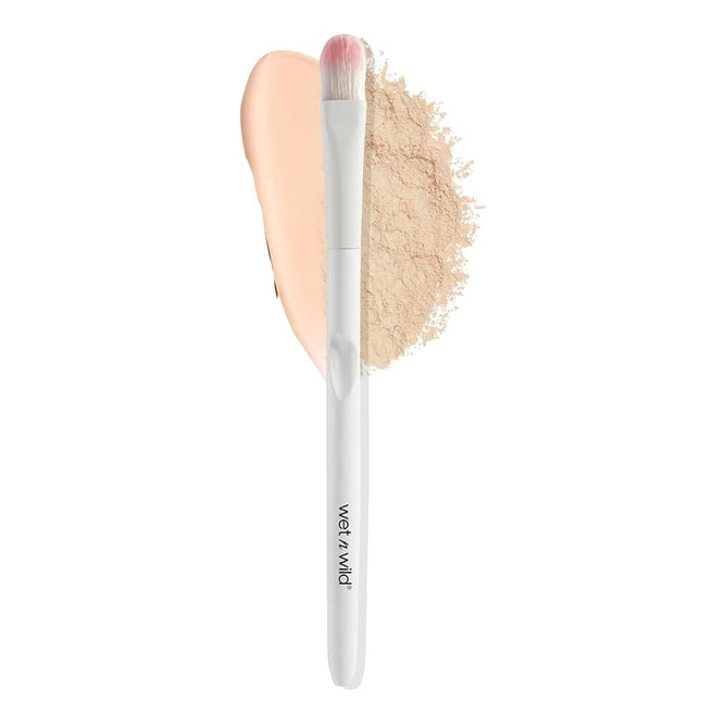 wet n wild Concealer Brush, Under Eye & Brow Blending for Large Max Coverage, Ergonomic Handle for Comfortable Precision Control, Cruelty-Free & Vegan