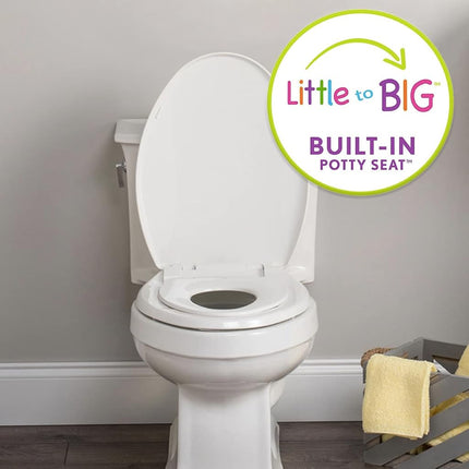 Abattant WC enfant-adulte Nextstep Round Little to Big, blanc