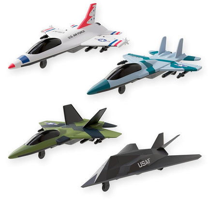 Lollipop US Air Force 4-Pack Toy Jet Squadron Die 