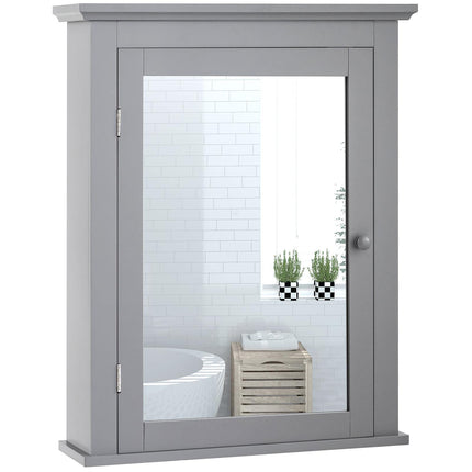 hysache Medicine Cabinet, Gray,Grey
