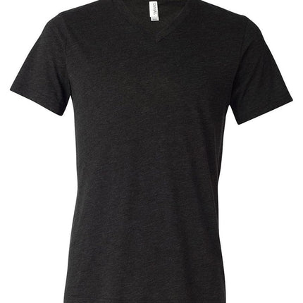 Bella Mens 3.4 oz. Short-Sleeve V-Neck Triblend - 