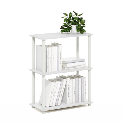 Furinno TURN-N-TUBE Storage Shelves, 3-Tier Book S
