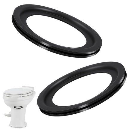 FlyCoco Lot de 2 joints de toilettes pour camping-car Dometic 300 310 320, remplacement de la pièce 385311658, résout le problème de fuite